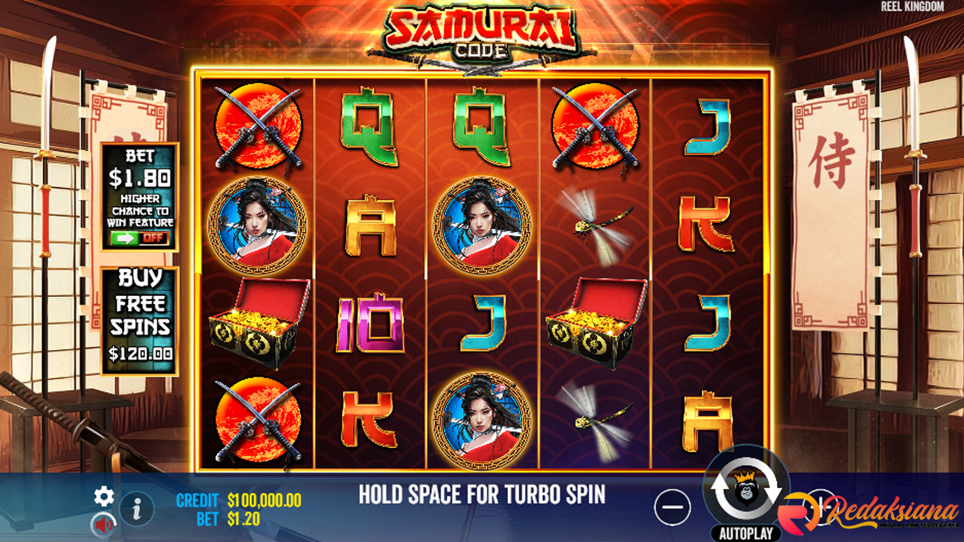 Samurai Code dengan Rtp8000 Sajikan Kemenangan Menarik
