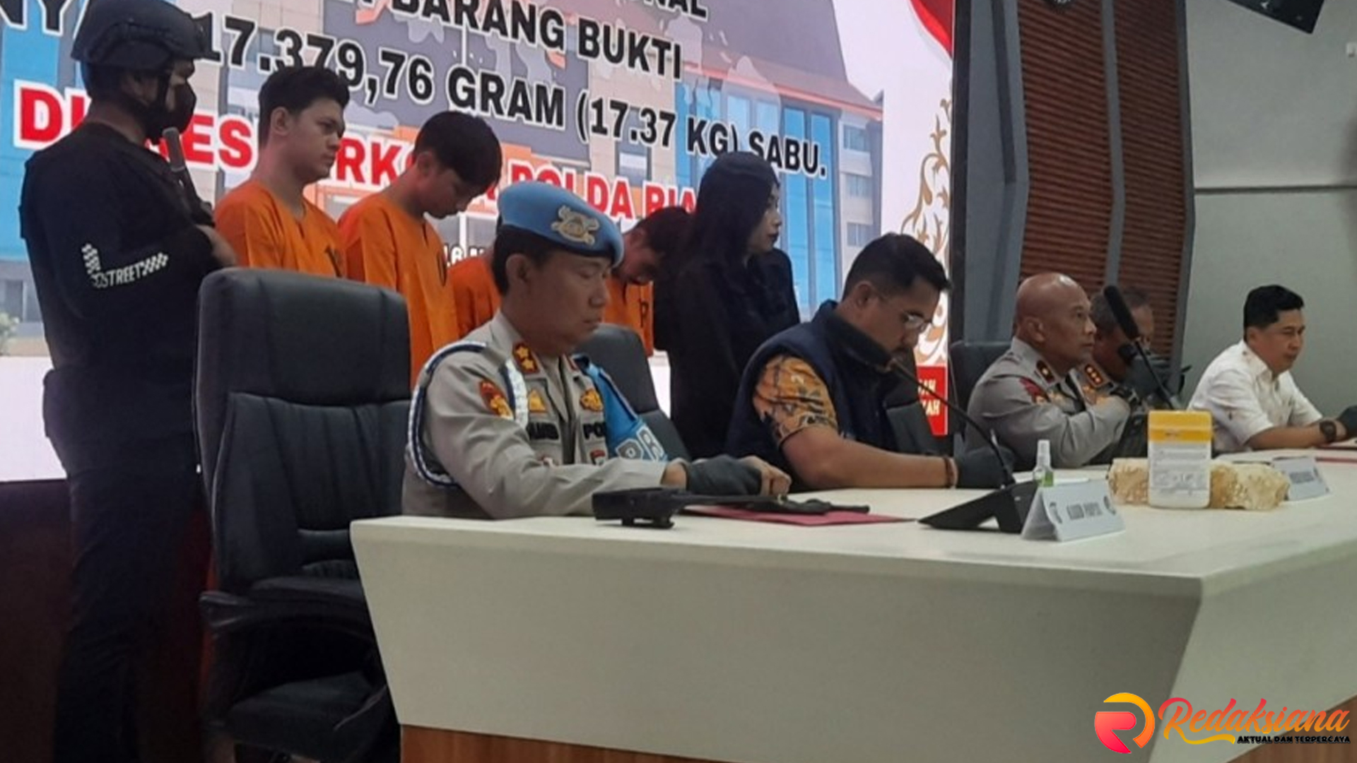 Polisi Amankan 17 Kg Sabu di Riau, WN Malaysia Otak Kasus