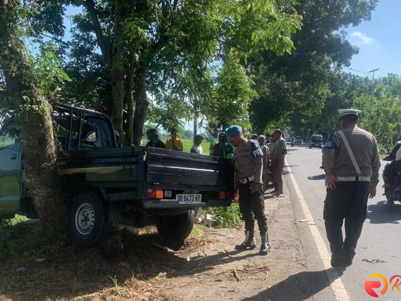 Kecelakaan Mobil Bak Terbuka di Lombok Barat, Bocah Tewas