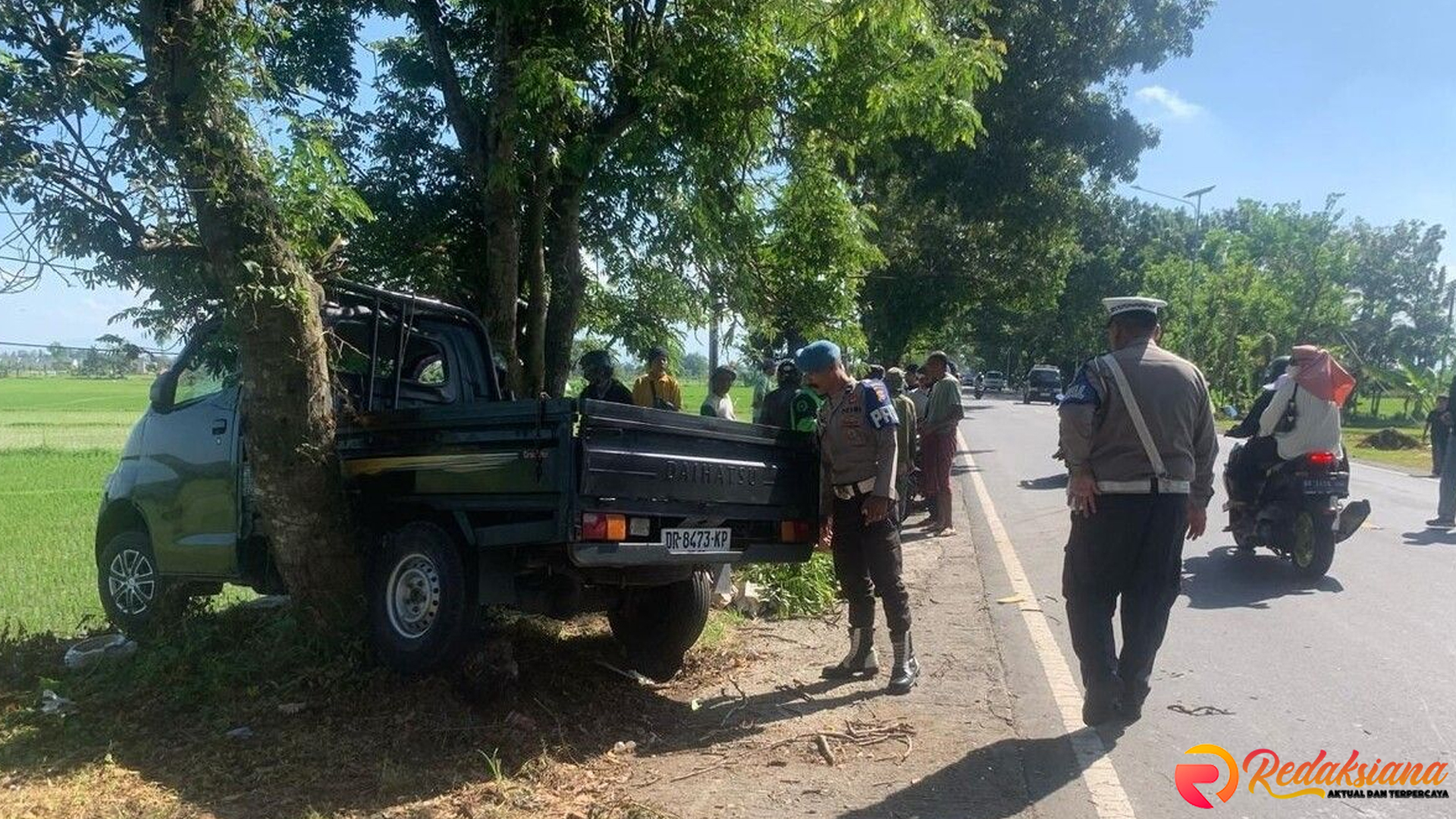 Kecelakaan Mobil Bak Terbuka di Lombok Barat, Bocah Tewas