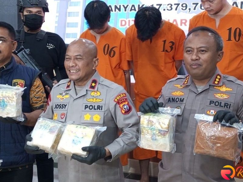 Polisi Amankan 17 Kg Sabu di Riau, WN Malaysia Otak Kasus