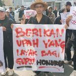 Buruh Brebes Aksi May Day, Serukan UMK Rp 3,5 Juta Per Bulan