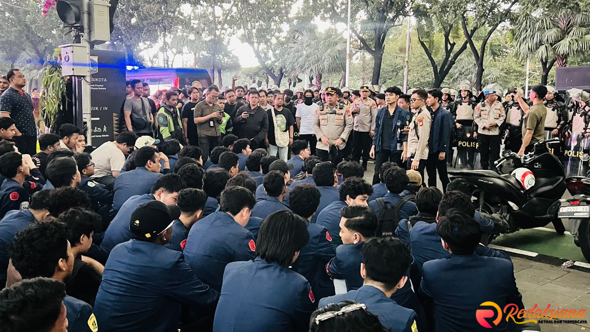 Demo Ricuh Balai Kota: Polisi Tangkap Lagi Mahasiswa Trisakti