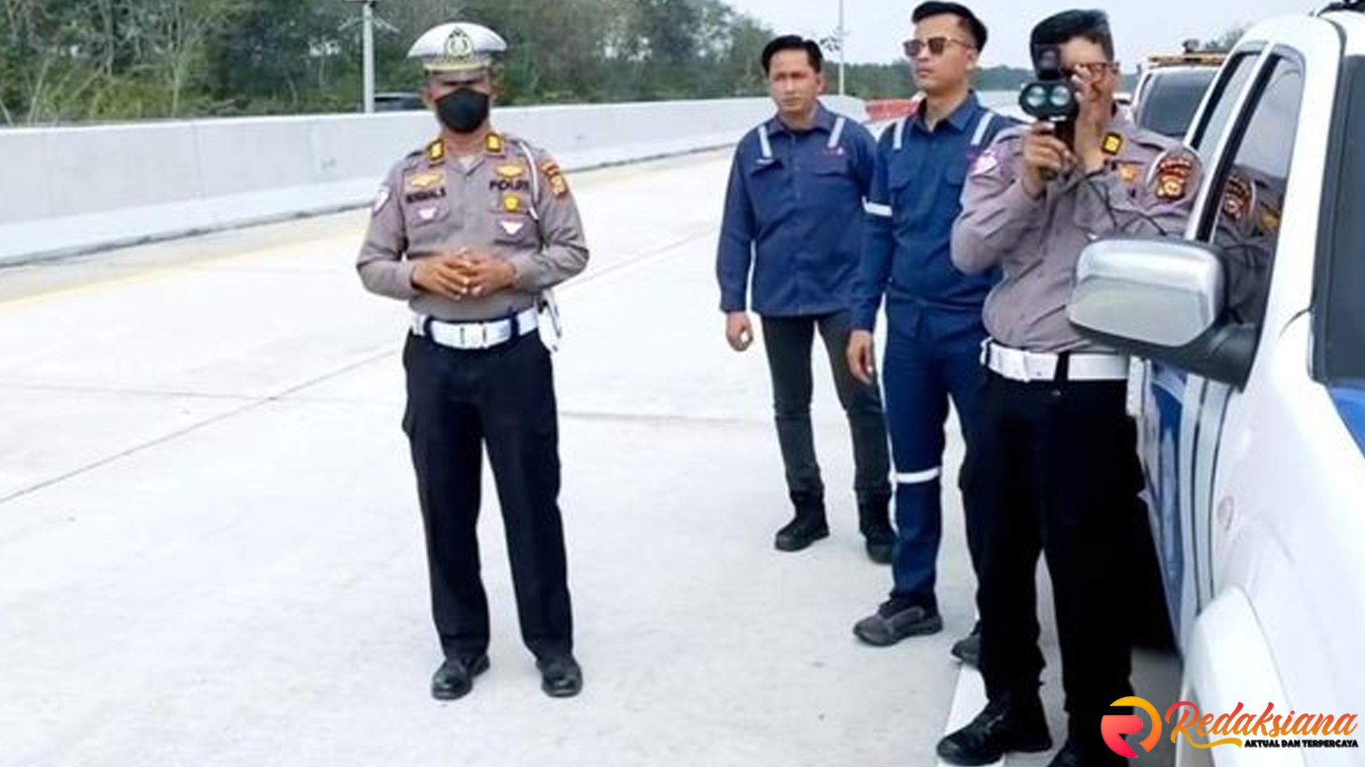Ngebut di Tol Pekanbaru-Bangkinang, 8 Kendaraan Kena Tilang