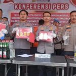 Trenggalek Siaga Malam 1 Suro, Polres Sita Ratusan Botol Miras