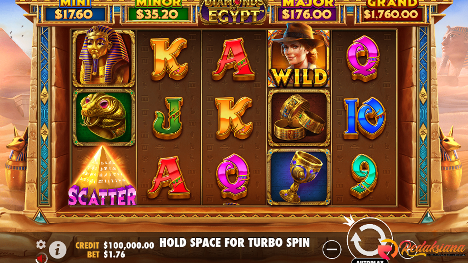 Kenali Aspek Penting Game Diamonds Of Egypt di Cnnslot