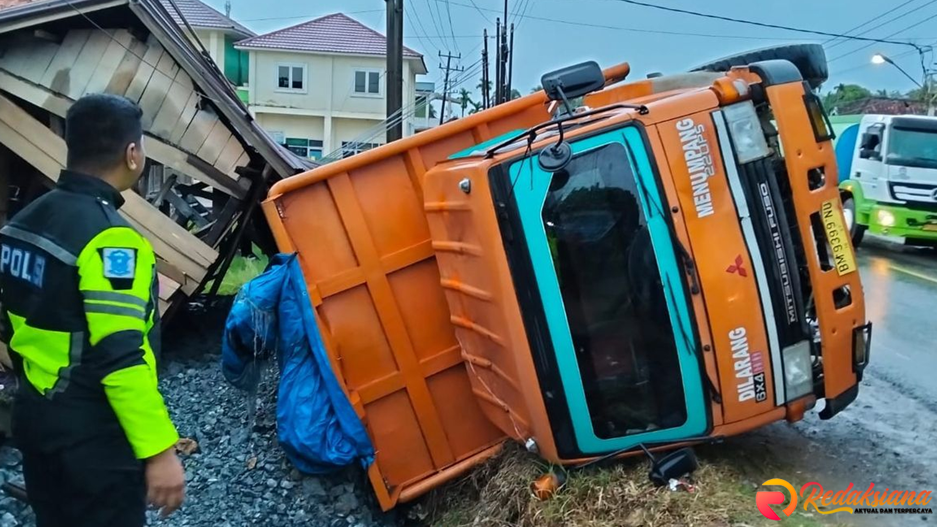 Ojol Korban Kecelakaan Truk di Jambi, Sopir Diduga Mengantuk