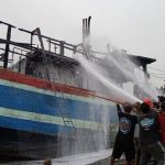 Kebakaran Kapal Motor Timbul Barokah Gegerkan Tegalsari