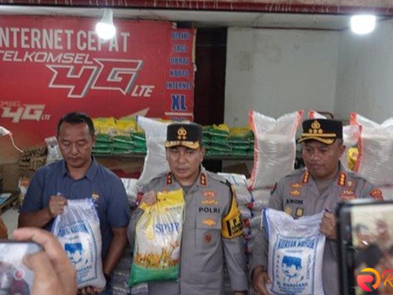 9 Ton Beras Oplosan Berhasil Disita Distributor Ilegal Pekanbaru