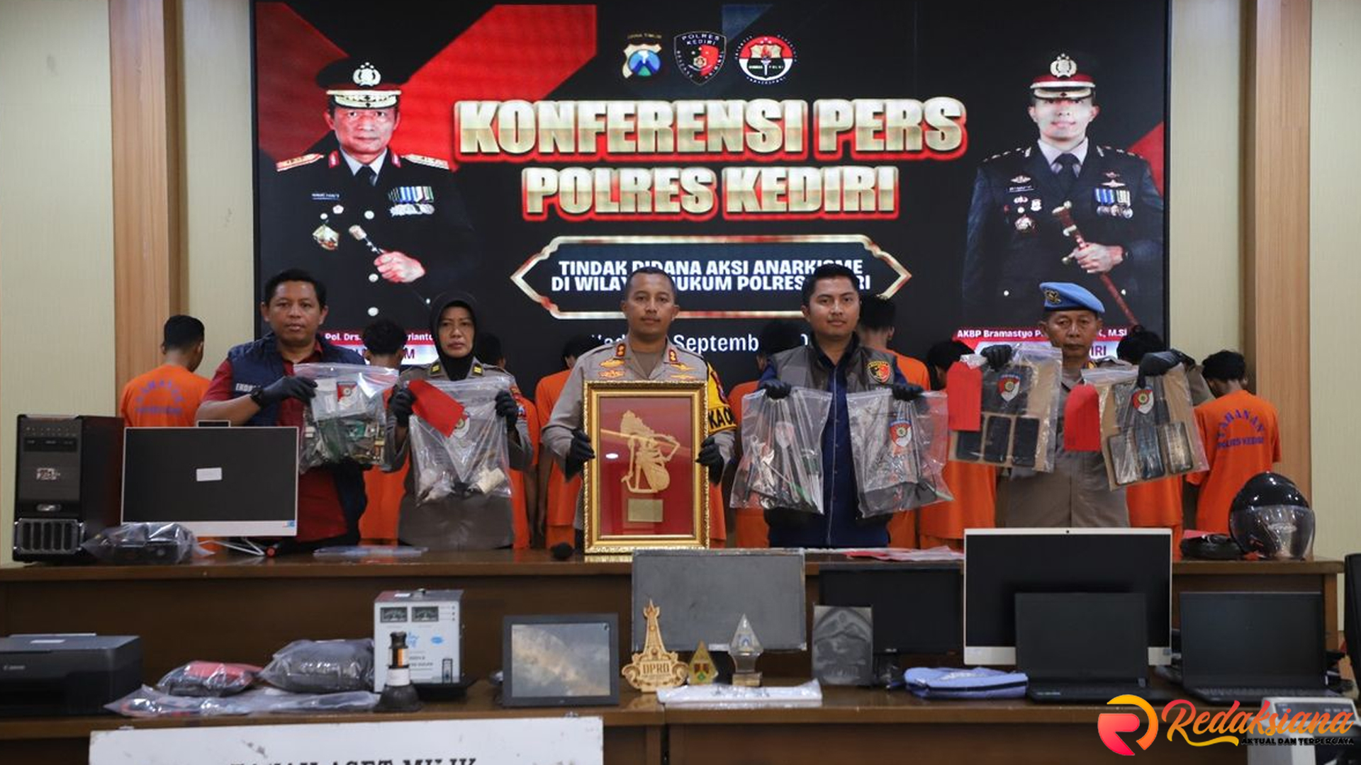 Kediri Masih Panas: Polisi Amankan 191 Orang, 52 Tersangka Baru
