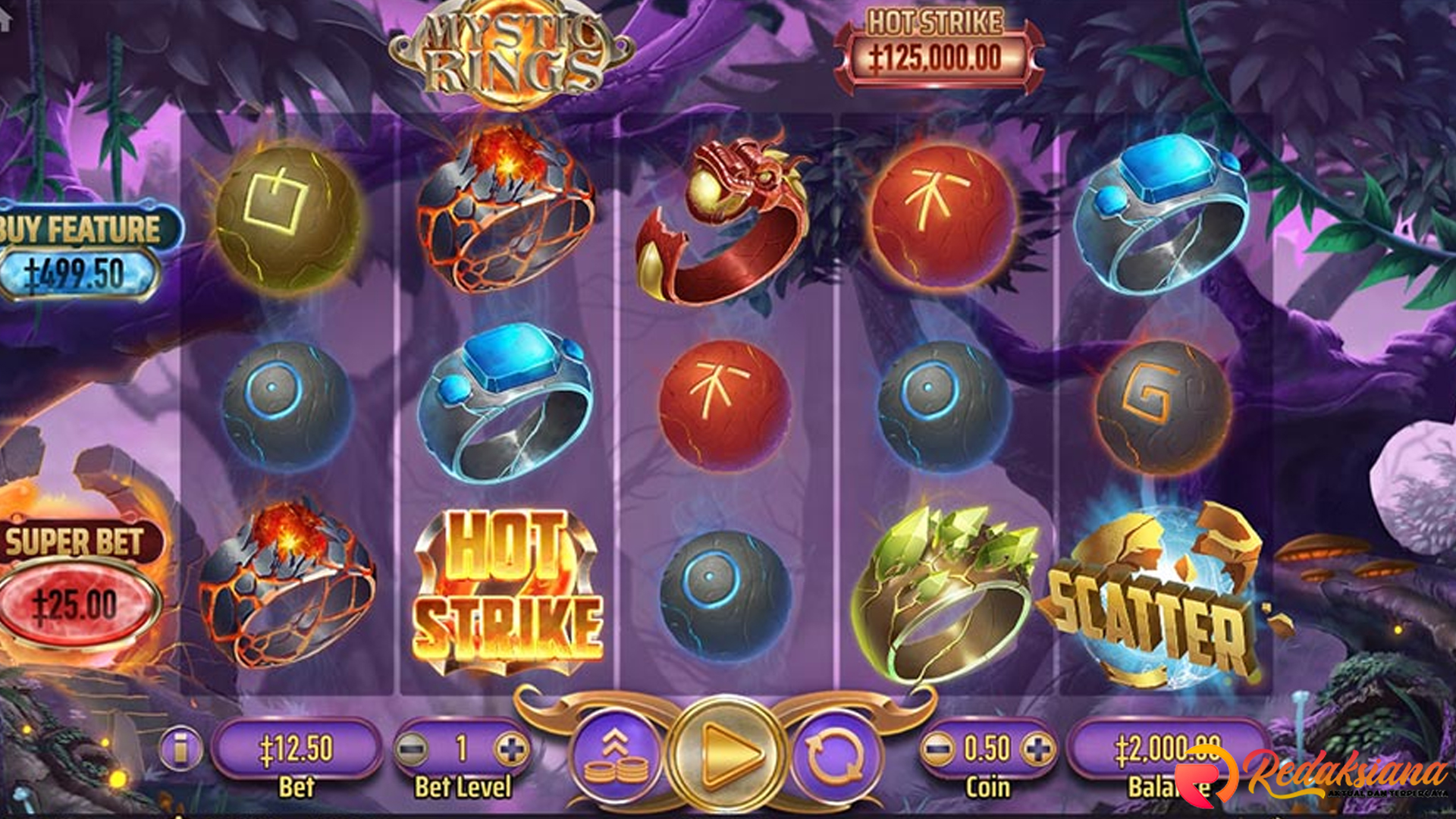 Penjelasan Sisi Penting Unggulan Slot Mystic Rings di Ruby8000