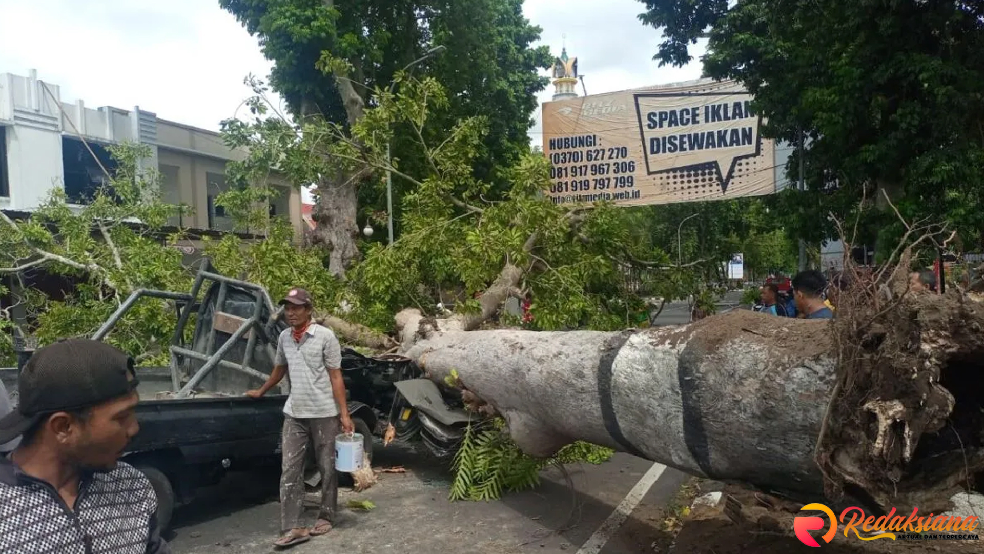 4 Langkah Cepat Tim SAR Selamatkan Sopir Bus Tertimpa Pohon
