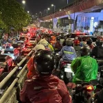 Macet Parah di Kemang Raya Akibat Banjir Setinggi 1 Meter