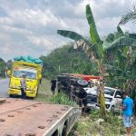 Tragedi Lampung: 2 Tewas Tabrakan Beruntun saat Ganti Ban