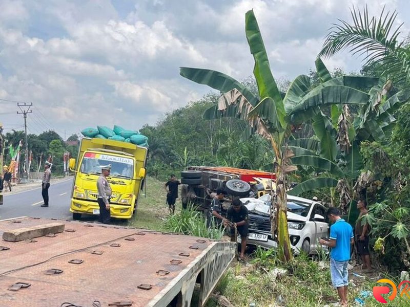Tragedi Lampung: 2 Tewas Tabrakan Beruntun saat Ganti Ban